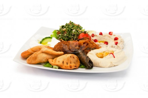 THE FLAVORS OF LEBANON PLATE